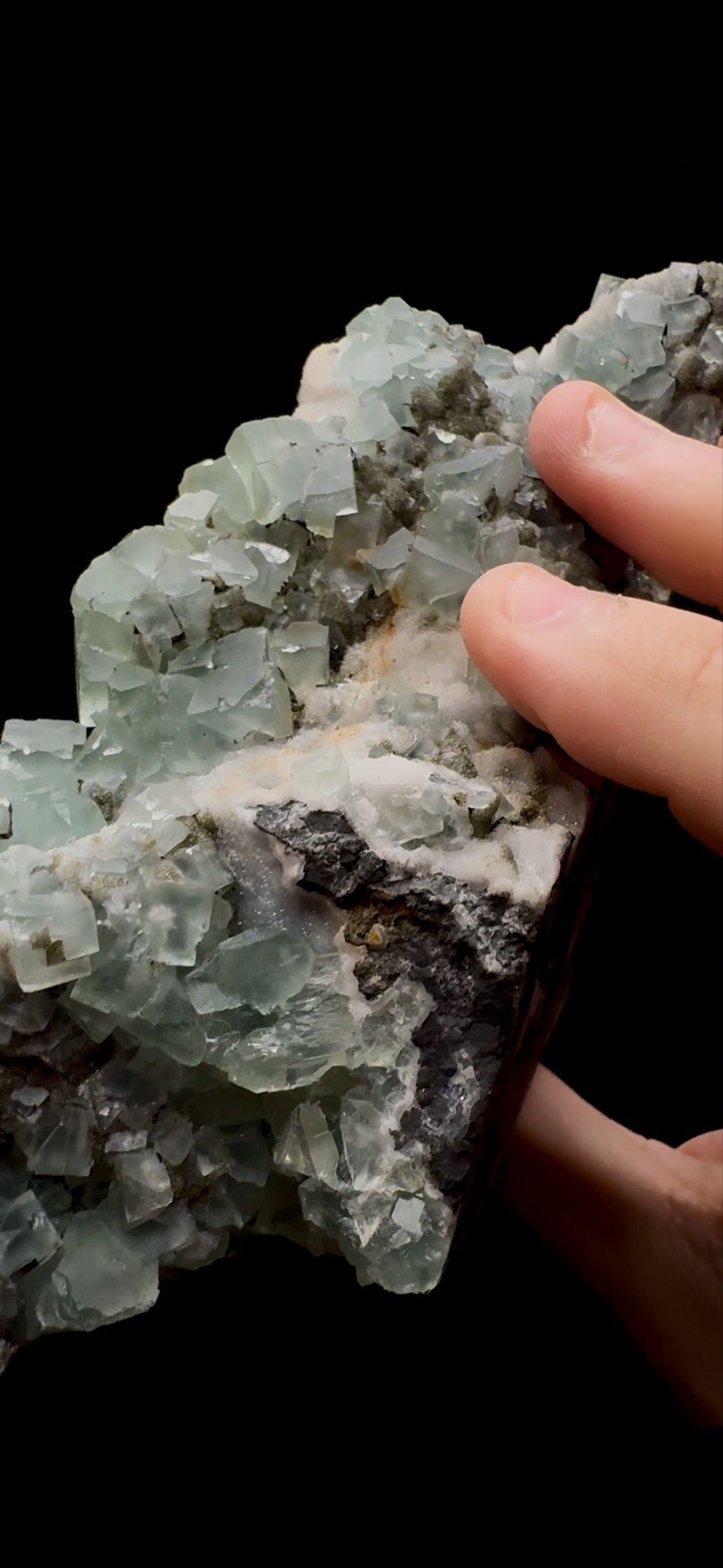 0239- Fluorite on Quartz