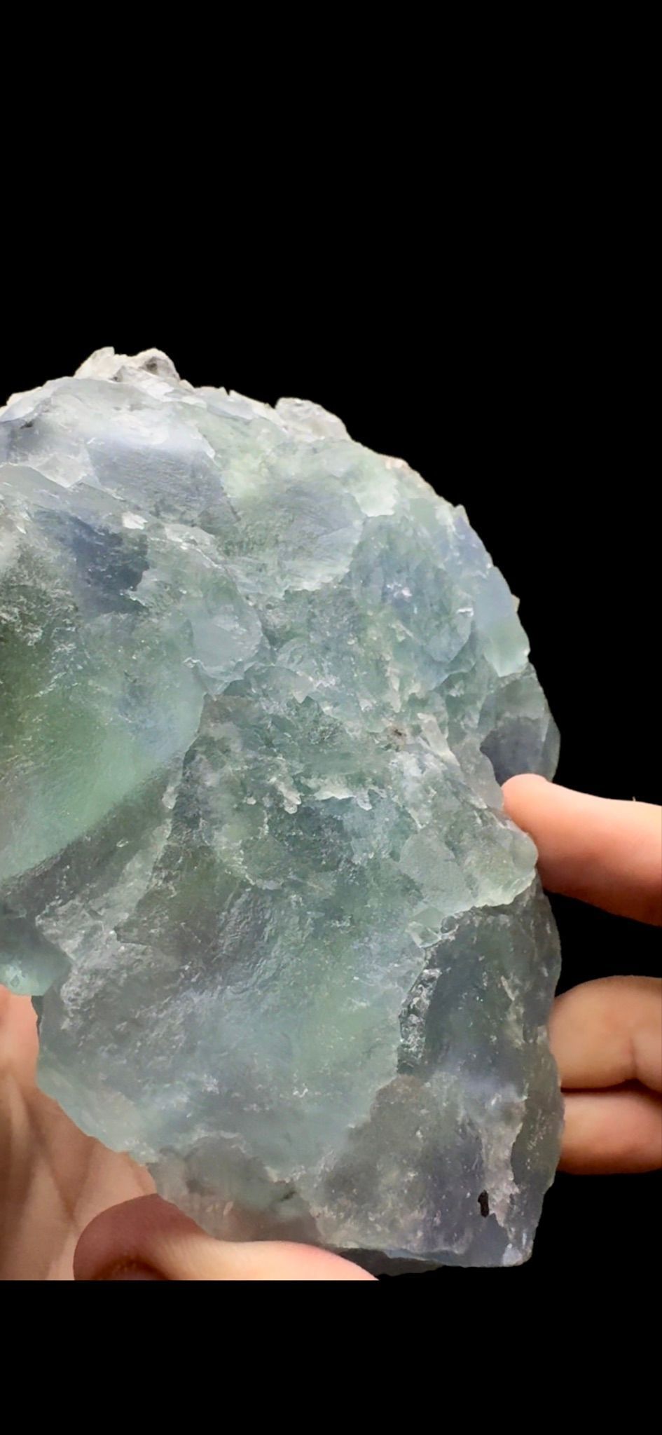 0412- Calcite on Fluorite