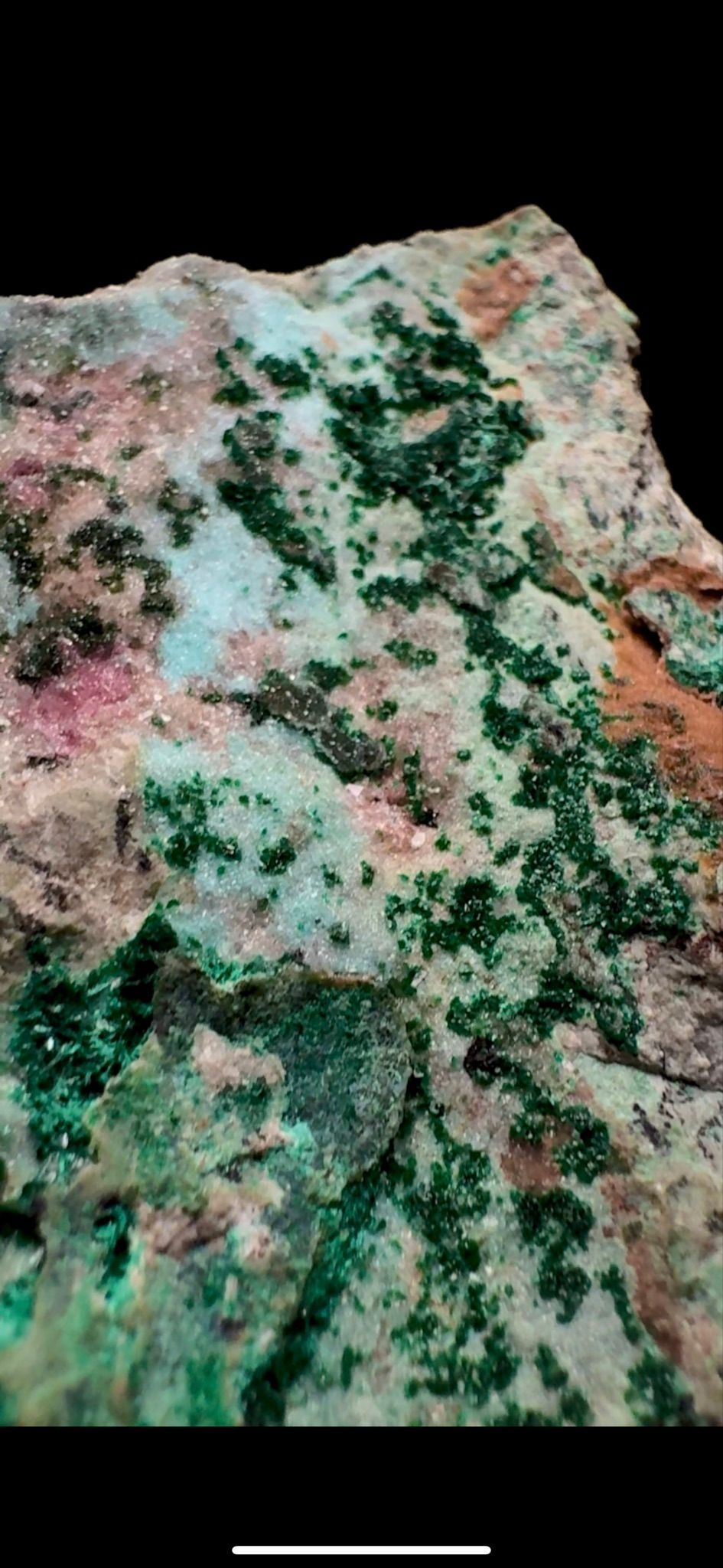 808- Malachite on Chrysocolla