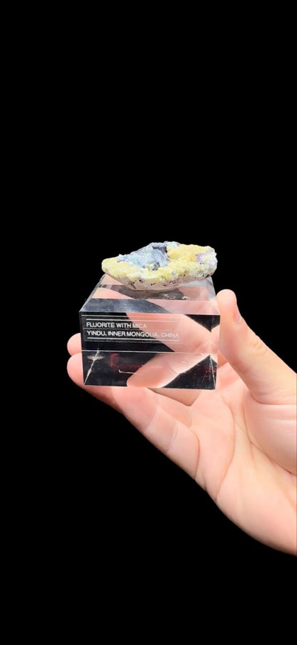 223- Fluorite on Mica