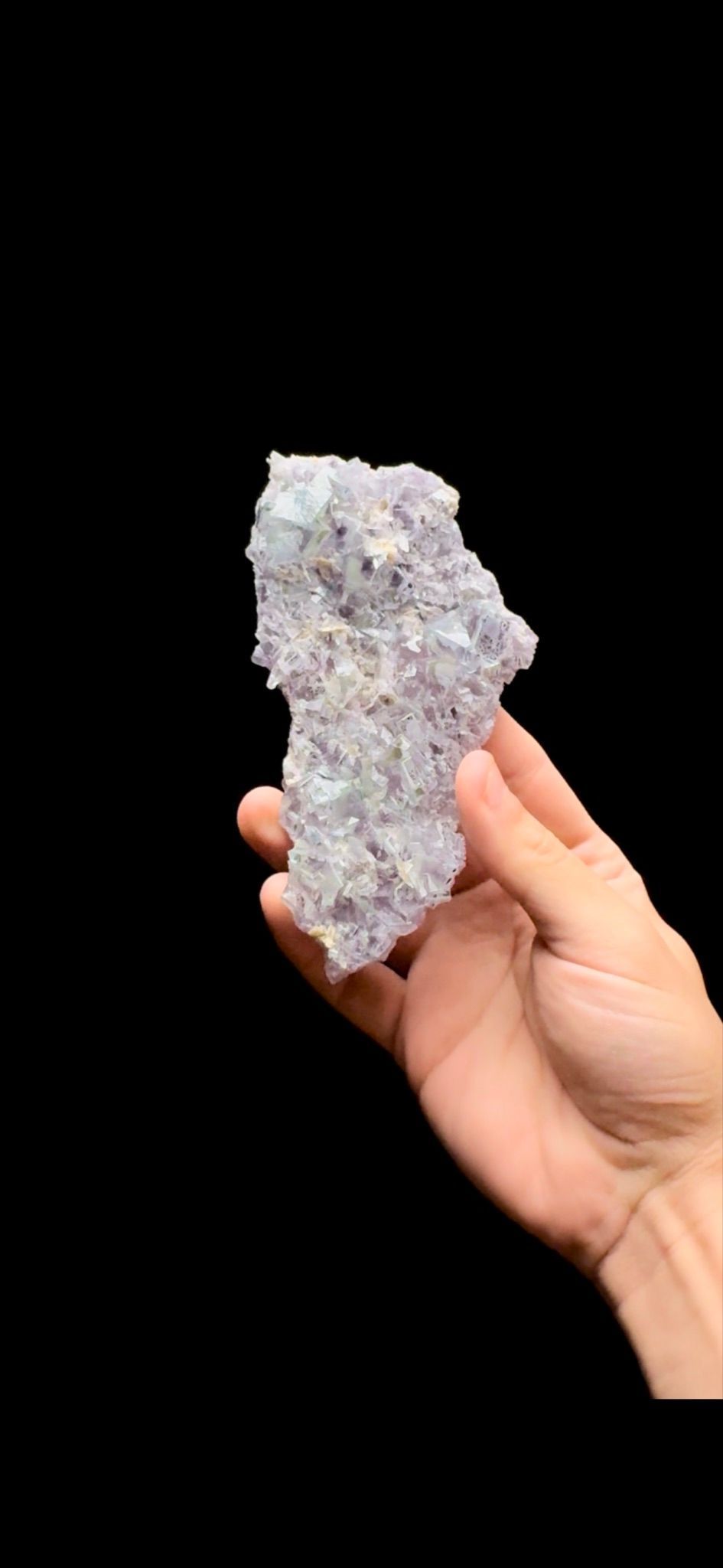 0416- Fluorite on Quartz