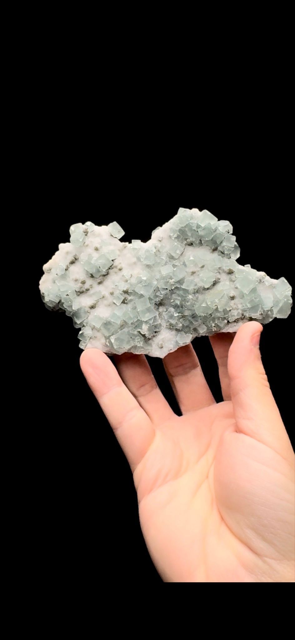 066- Fluorite On Quartz