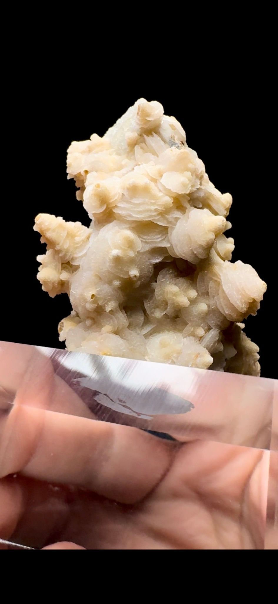 772- Calcite on Druzy Quartz