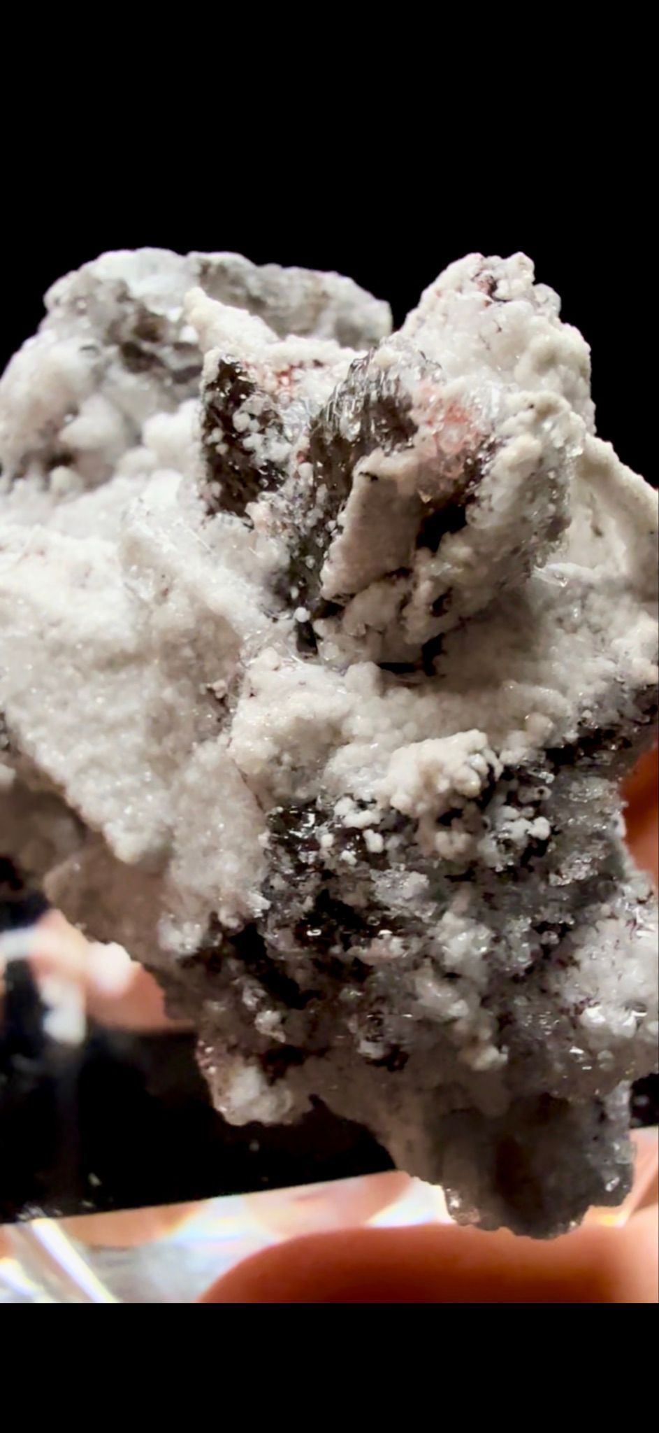 859- Snow Calcite With Araongite