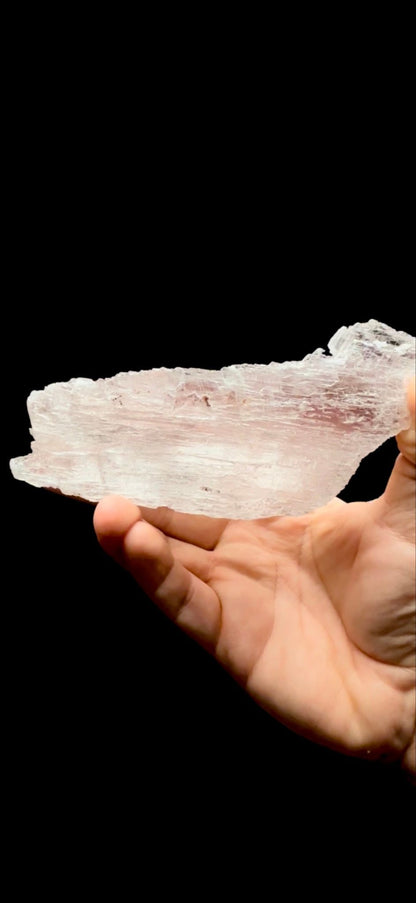 854- Selenite With Hematite
