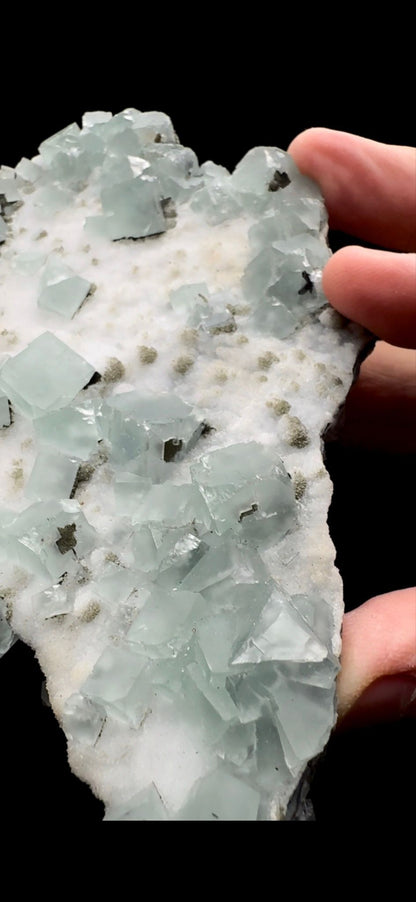 066- Fluorite On Quartz