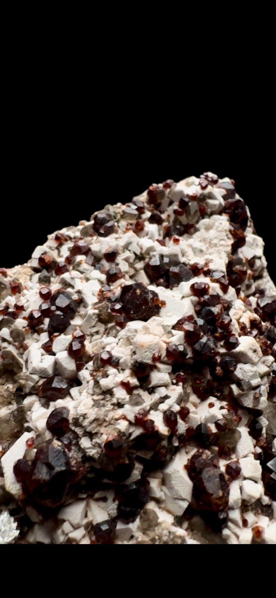 0450- Garnet on Smokey Quartz