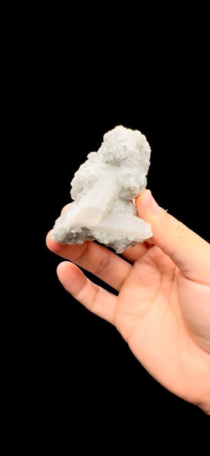 468- Calcite On Quartz