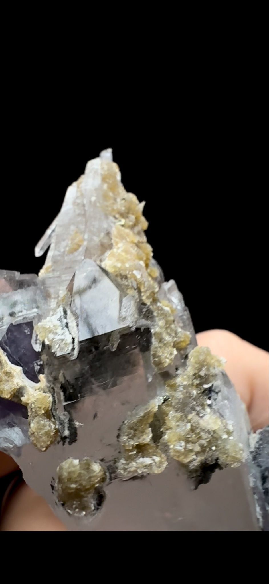 202- Fluorite with Quartz and Mica