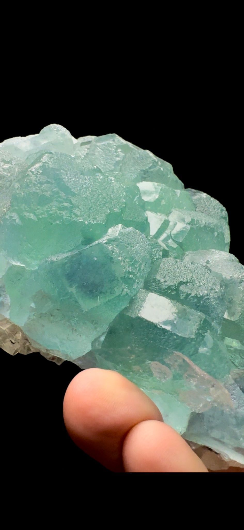 0413- Fluorite on Calcite