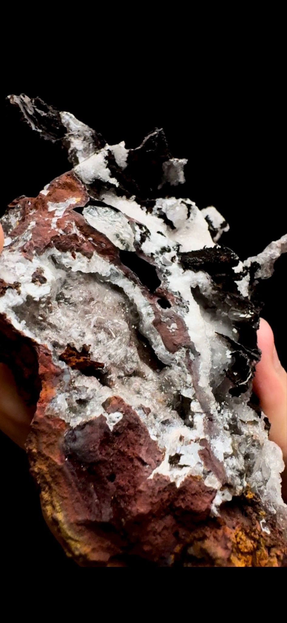 0380- Goethite Pseudomorph with Calcite