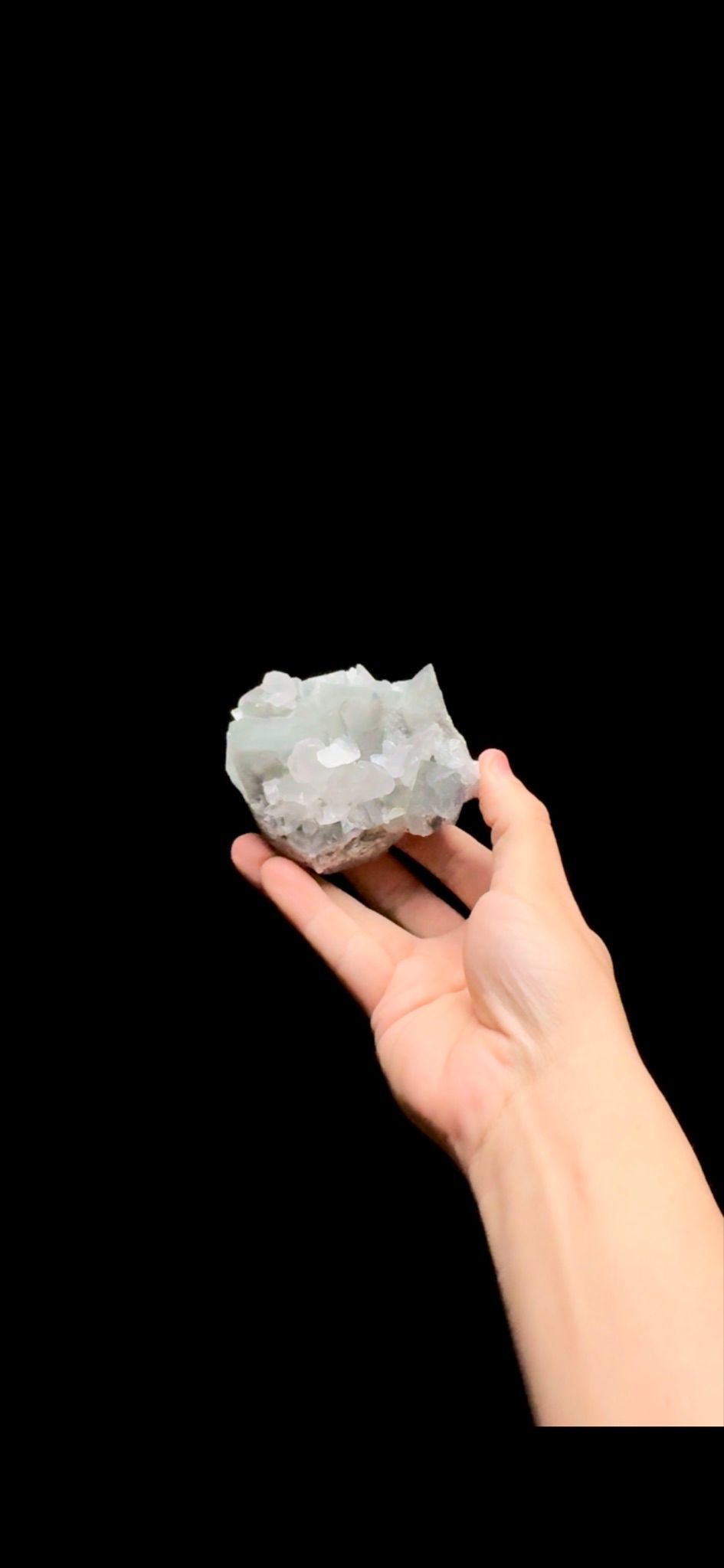 0454- Calcite on Fluorite