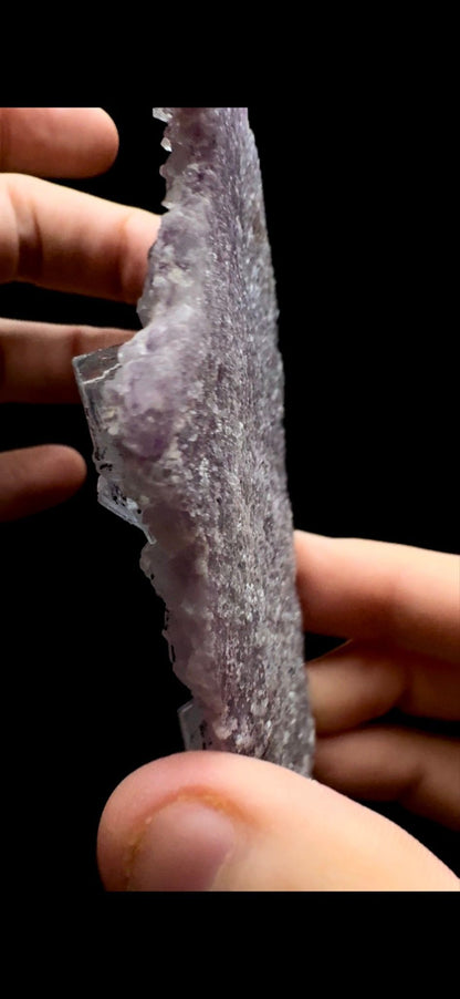 0416- Fluorite on Quartz