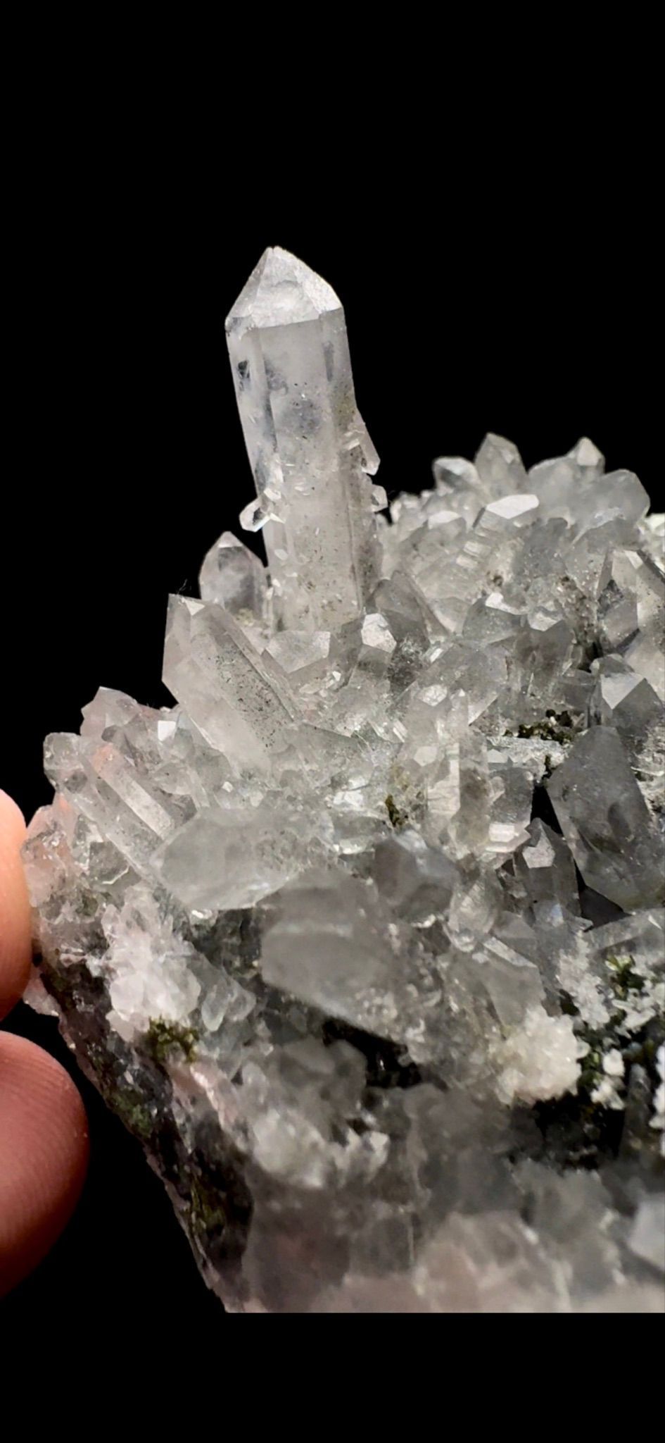 153- Prehnite with Quartz
