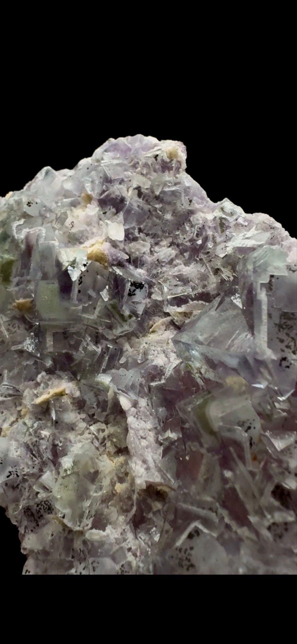 0416- Fluorite on Quartz