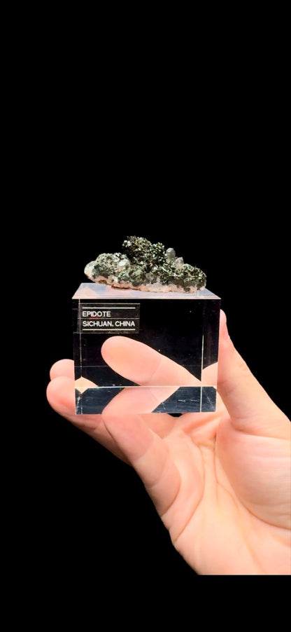 141- Epidote with Quartz