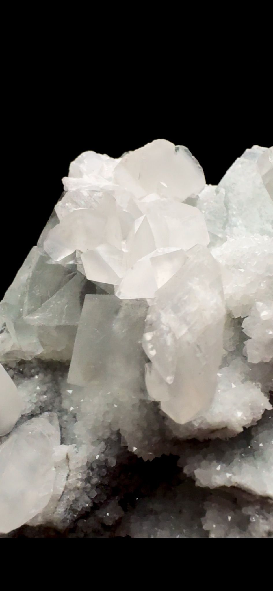 0455- Calcite on Fluorite with Quartz