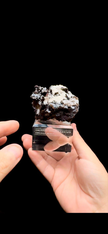 0377- Chalcedony, Aragonite, and Goethite