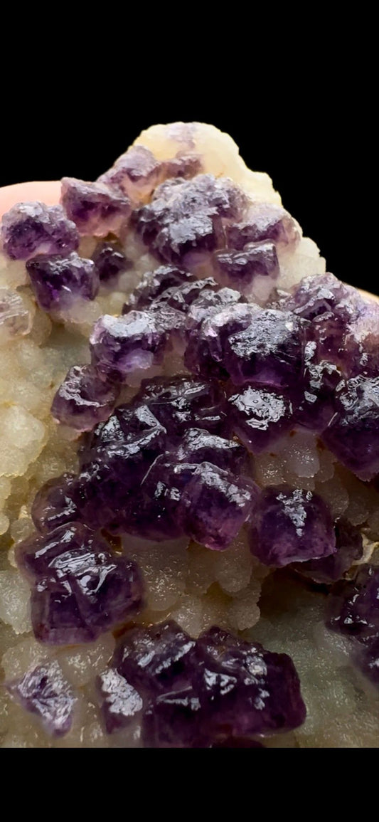 082- Fluorite on Quartz
