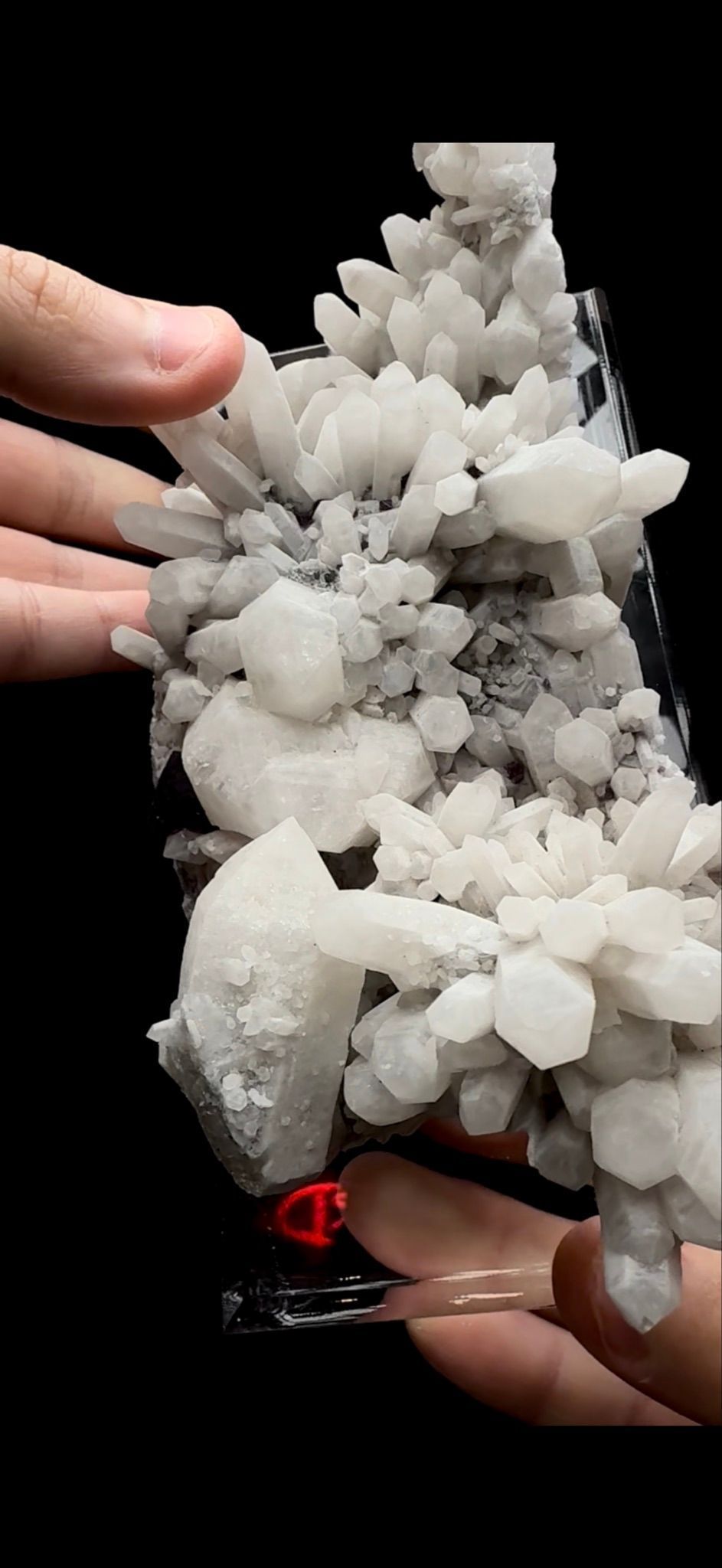 228- Fluorite on Quartz