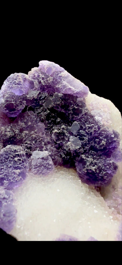 882- Fluorite on Quartz