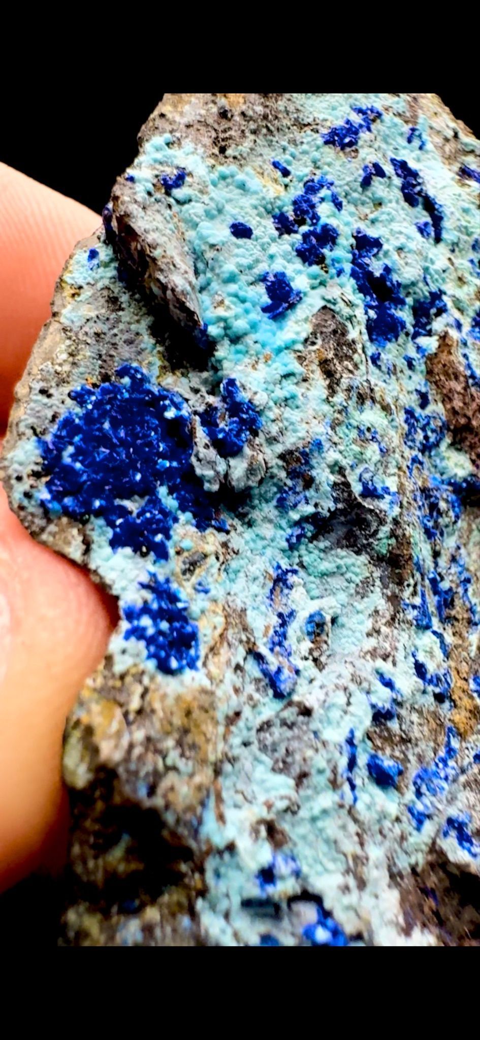 622- Azurite With Chrysocolla