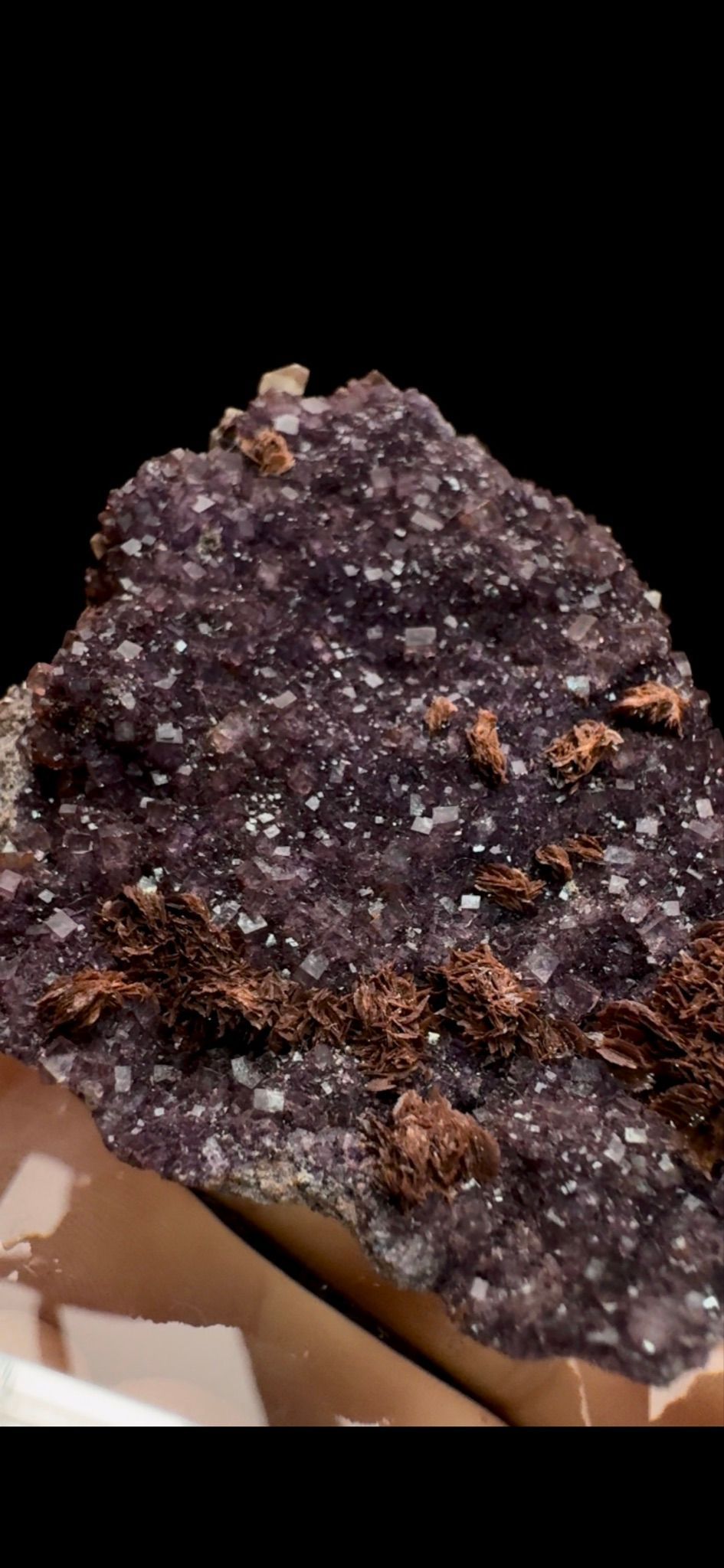 0506- Fluorite on Barite