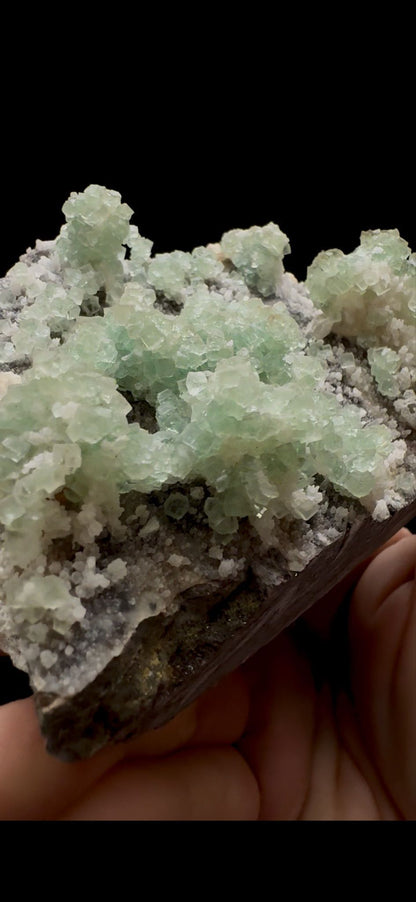 0292- Botryoidal Fluorite with Calcite