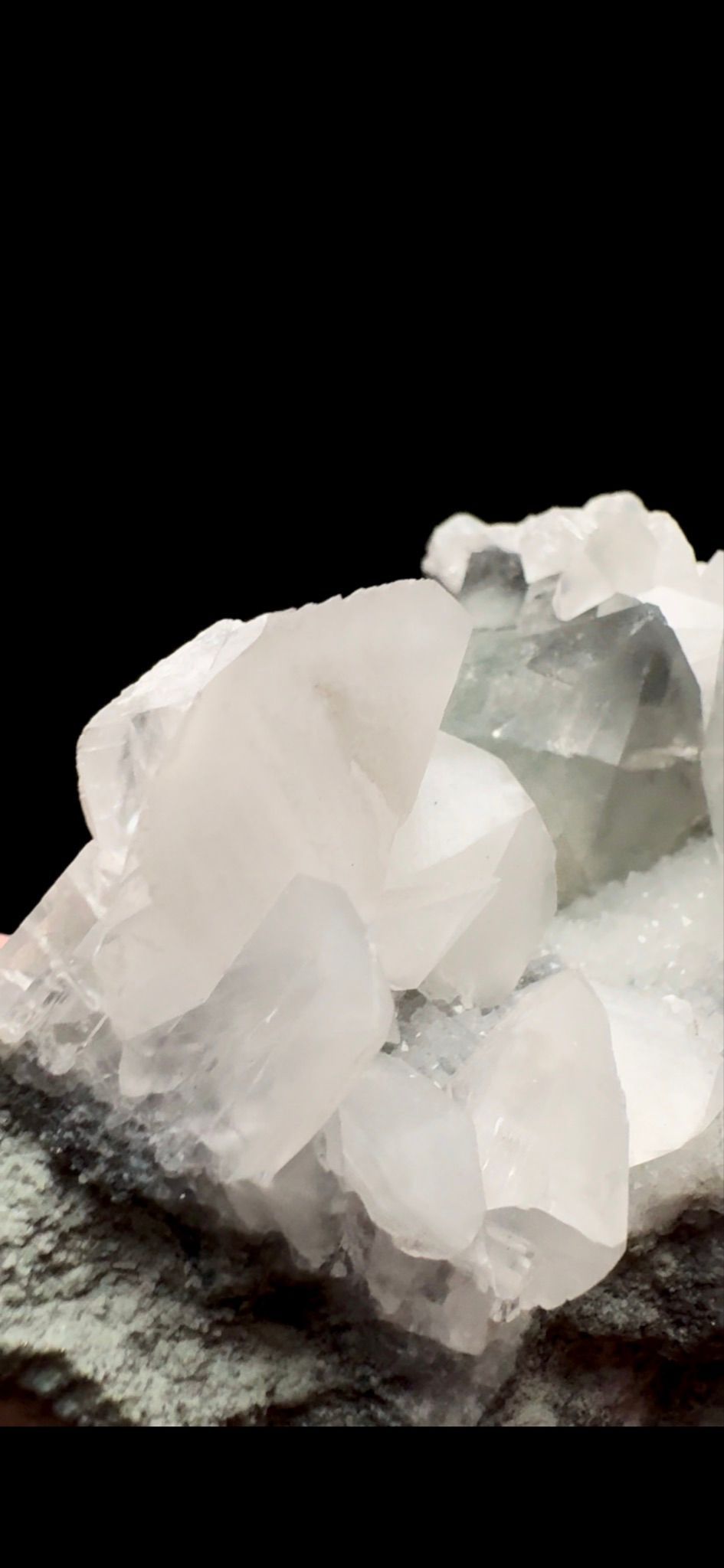 0455- Calcite on Fluorite with Quartz
