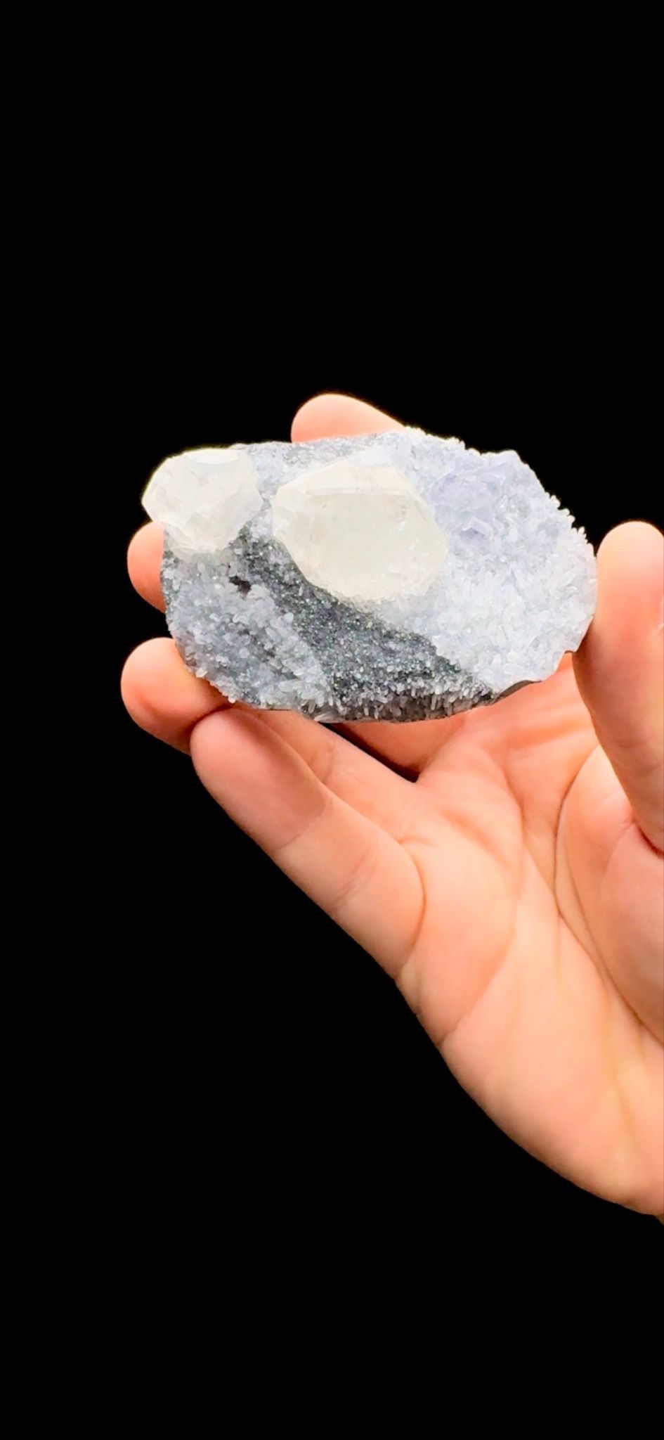 572- Fluorite, Calcite and Quartz