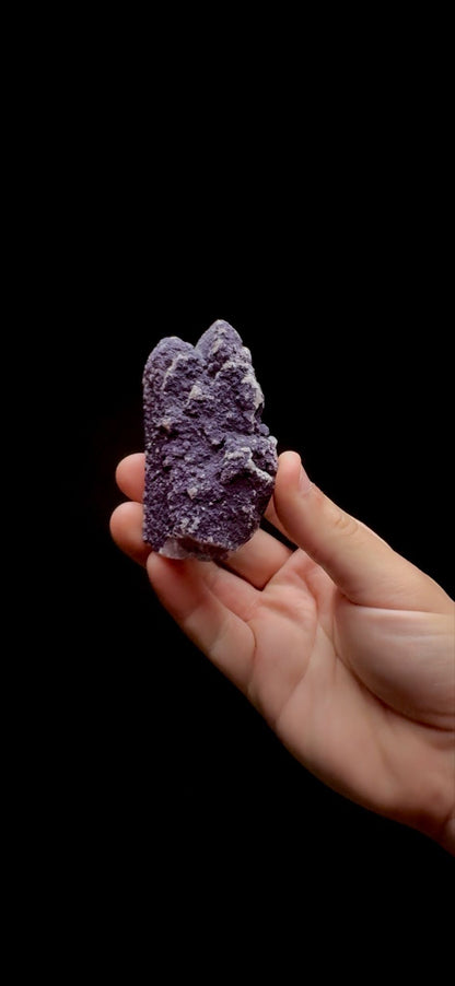 0270- Fluorite on Candle Quartz