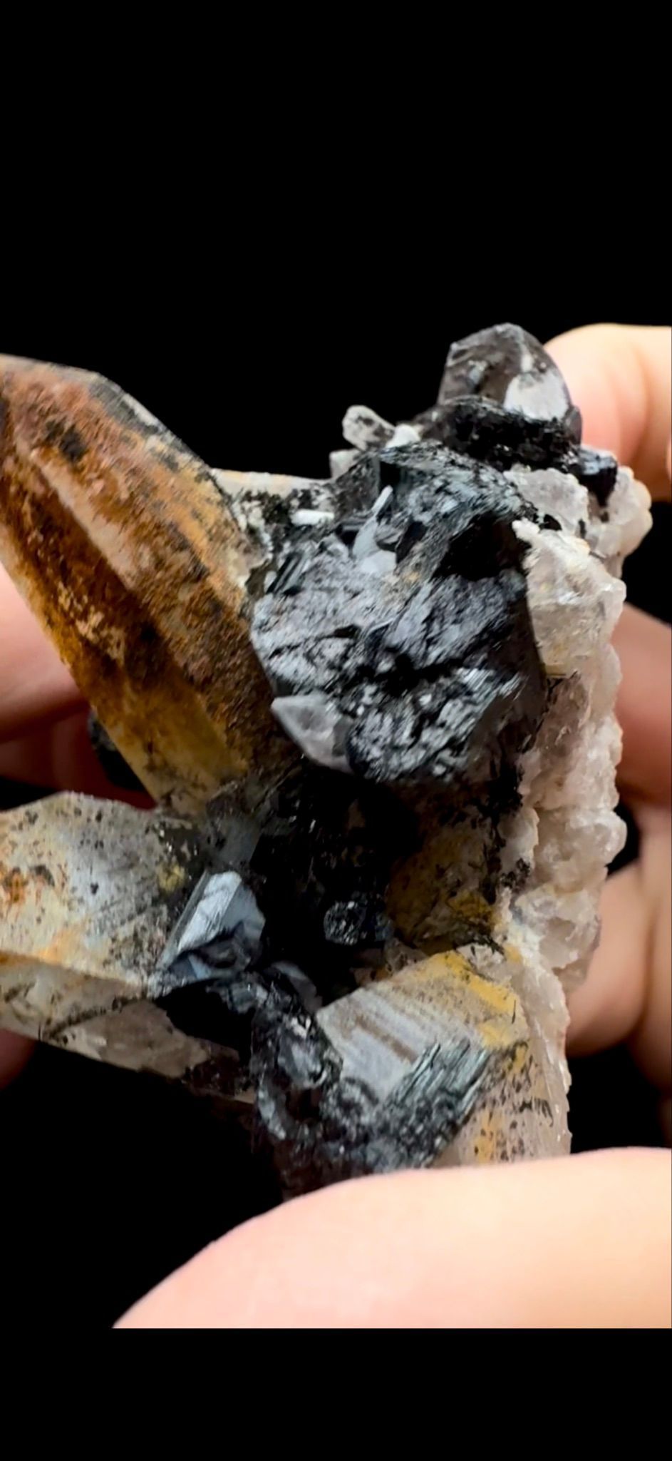 212- Specularite on Quartz