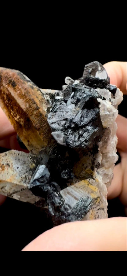 212- Specularite on Quartz