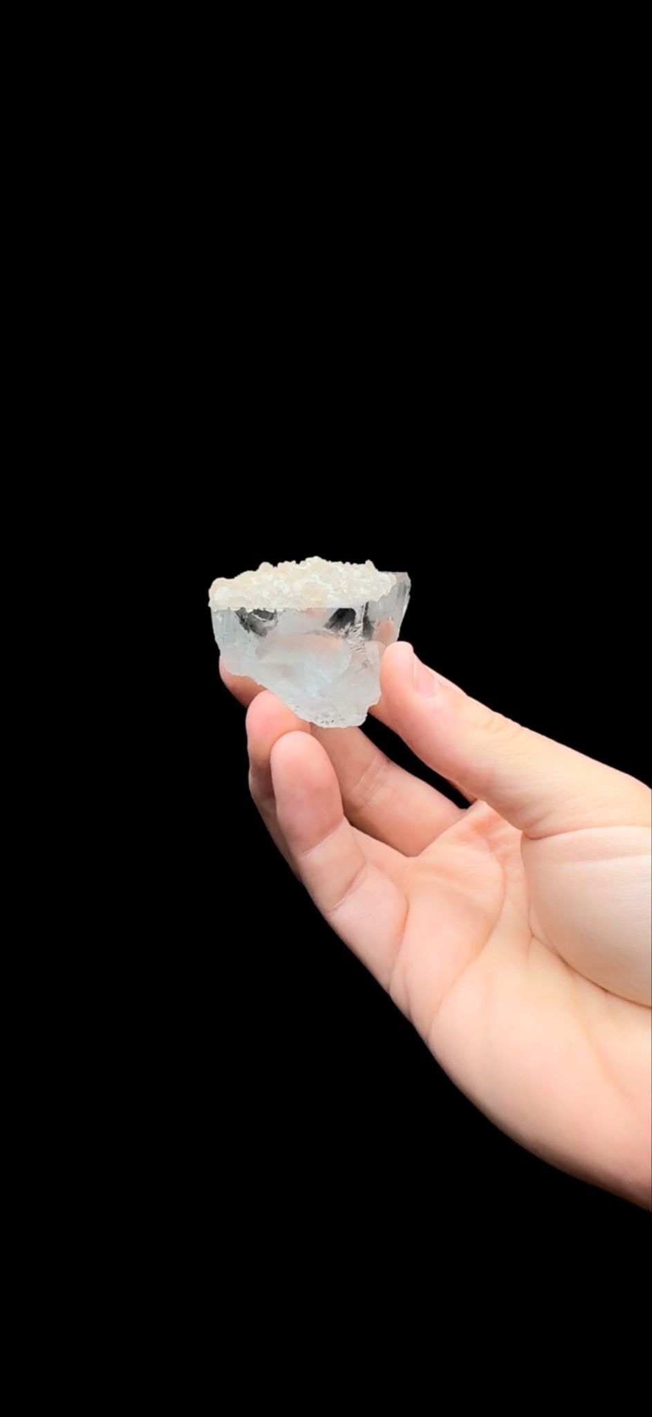 196- Fluorite With Calcite